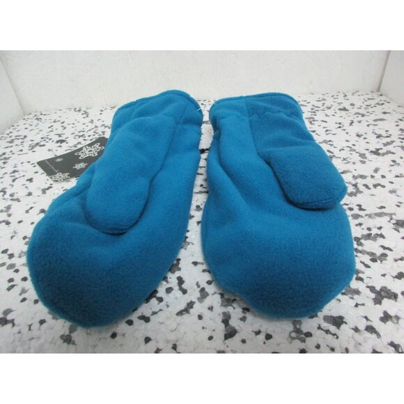 Emanuel Geraldo Women's Mittens Combo Blue One Size New!!! - Picture 2 of 2